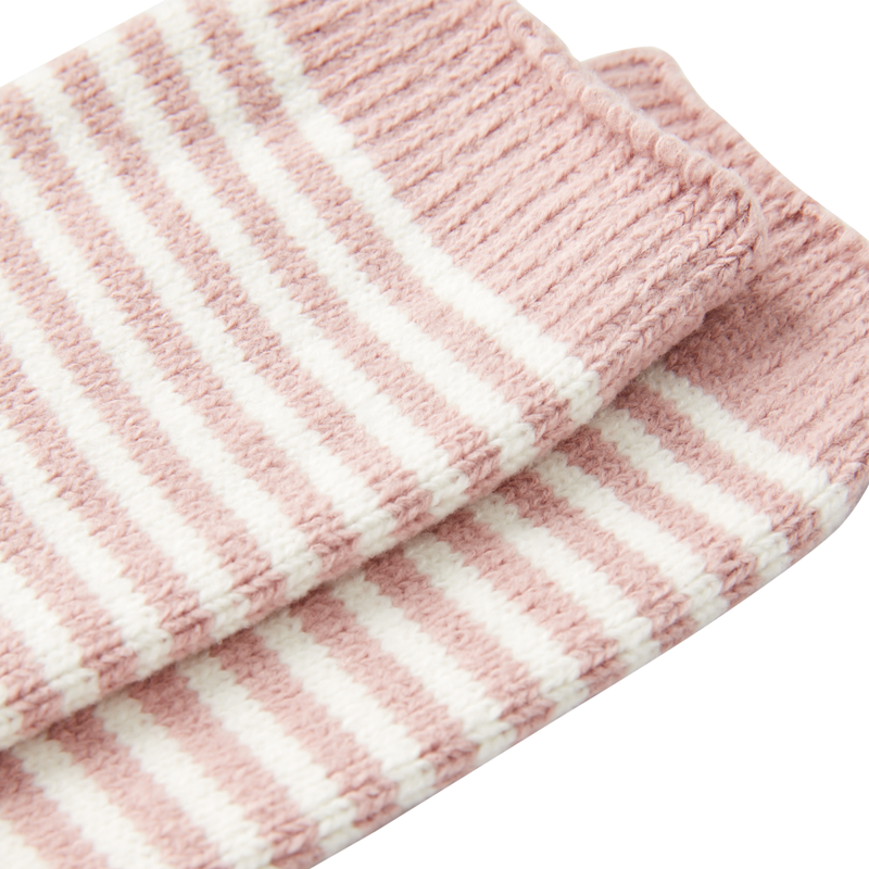 Joules Cosy Stripe Socks - Pink-2